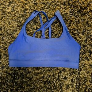 Lululemon Free to Be Serene Sports Bra – Size 6 – Electric Blue
